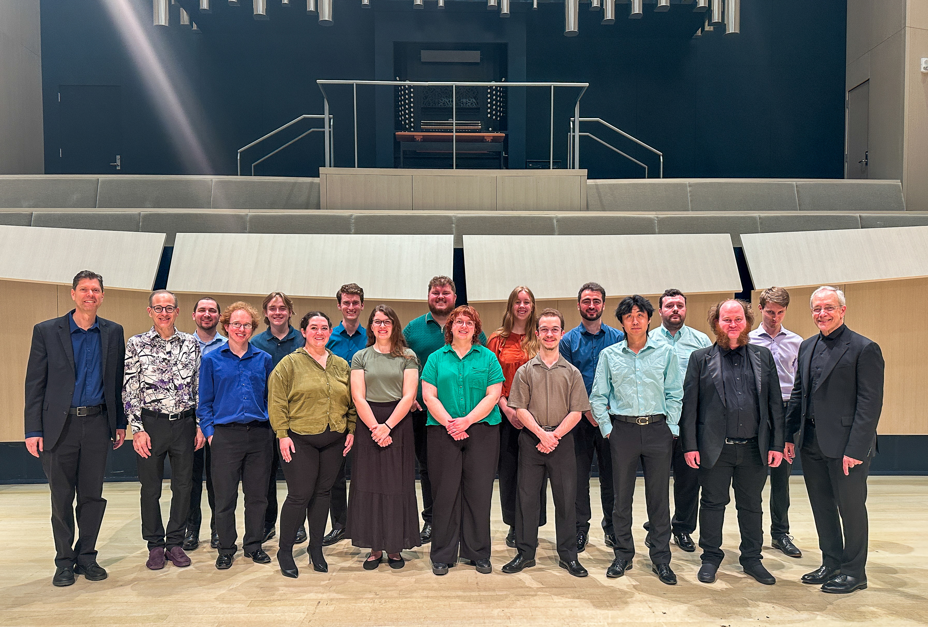 CNM IV ensemble after the April 19th concert